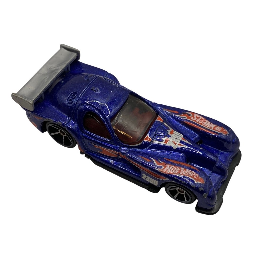 Vintage Hot Wheels Panoz GTR-1 Car Greatest Rides Metallic Blue 1:64 Diecast